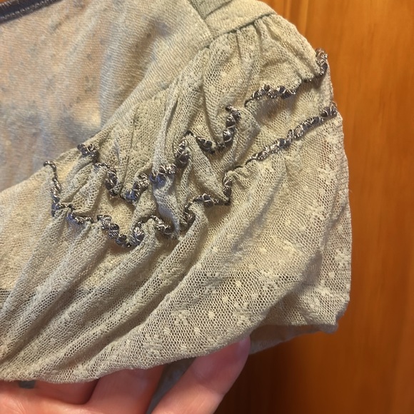 Capped Sleeve, Flowy Dress Top - Picture 5 of 7